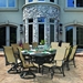BELLAGIO aluminum dining chair with sling seating