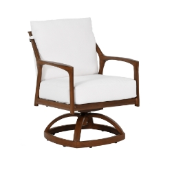 Castelle Berkeley Cushioned Dining Swivel Rocker - 1E07R