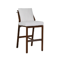 Castelle Berkeley Cushioned Armless Bar Stool - 1E79R