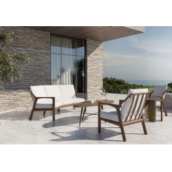 Castelle Berkeley Patio Set with Natures Wood Tables - CS-BERKELEY-SET2