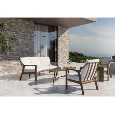 Castelle Berkeley Patio Set with Natures Wood Tables - CS-BERKELEY-SET2