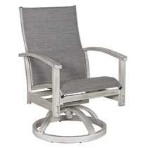 Biltmore Antler Hill Sling Swivel Rocker Dining Chair