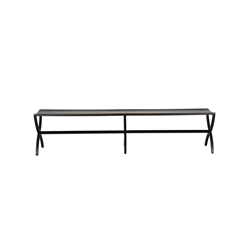 Castelle Biltmore Preserve 78" Smooth Aluminum Top Bench - A0RB1478