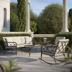 Castelle Biltmore Preserve Crescent Sofa and Rocking Chair Set - CS-PRESERVE-SET3
