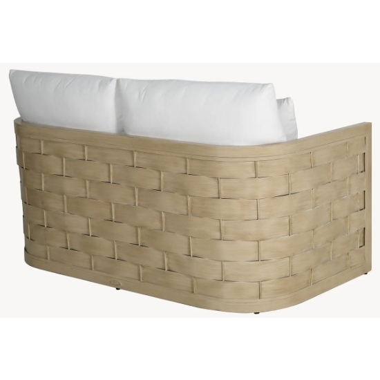 Biscayne Loveseat with Accent Pillows side