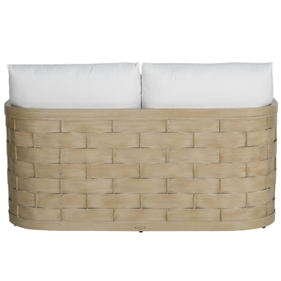 Biscayne Loveseat with Accent Pillows back
