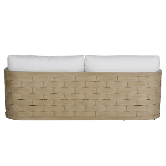 Castelle Biscayne Sofas with Accent Pillows back