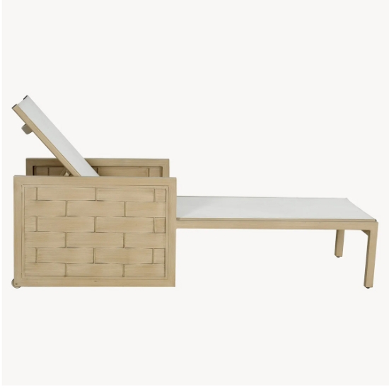 Biscayne Adjustable Sling Chaise Lounge side