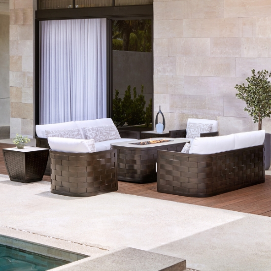 Biscayne Luxury Patio Set side angle