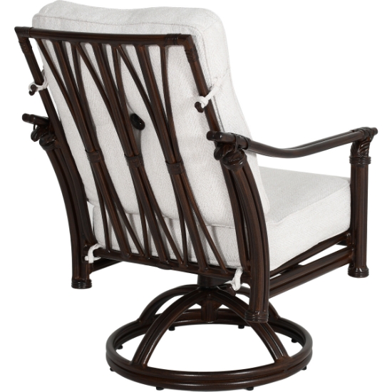 Coco Cushioned Swivel Rocker - 6A37R_back