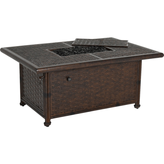 Coco Patio Set with Outdoor Firepit Table - CS-COCO-SET3