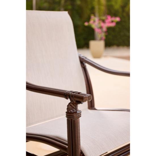 Coco Sling Dining Chair - Coco-Sling-ArmDetail