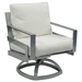 Eclipse Cushioned Swivel Rocker Dining Chairs
