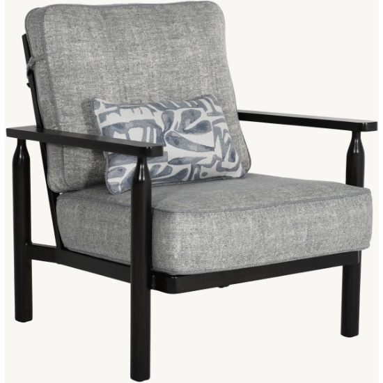 Castelle Holland Cushioned Lounge Chair with One Accent Pillow