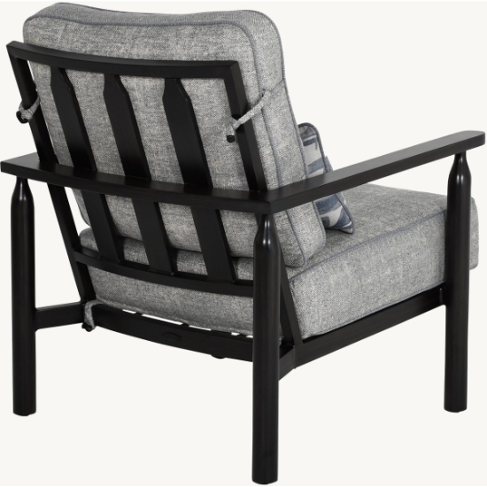 Holland Cushioned Lounge Chair with One Accent Pillow - 6C10T