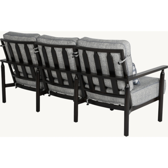 Holland Cushioned Sofa with Three Accent Pillows - 6C14T