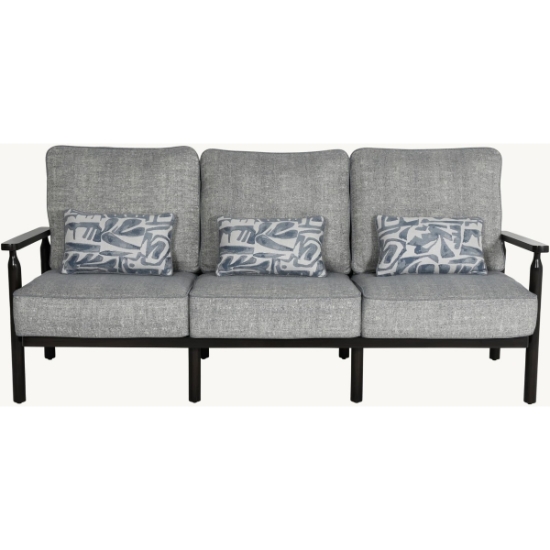 Holland Cushioned Sofa with Three Accent Pillows - 6C14T