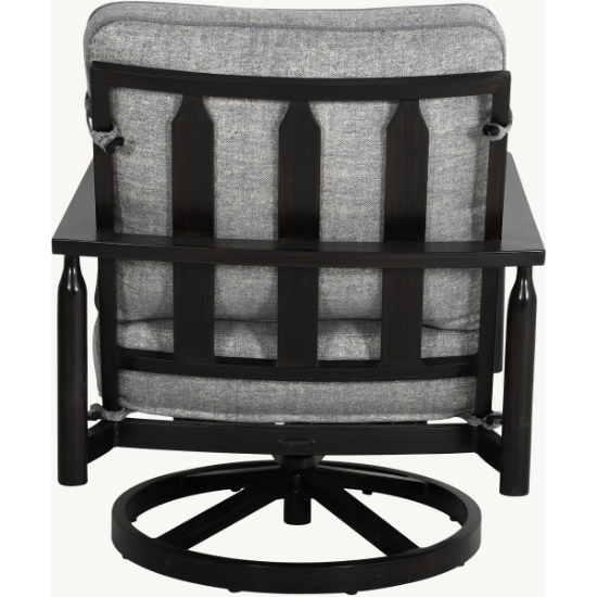 Holland Cushioned Lounge Swivel Rocker with One Accent Pillow - 6C15T