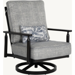 Castelle Holland Ultra High Back Cushioned Lounge Swivel Rocker