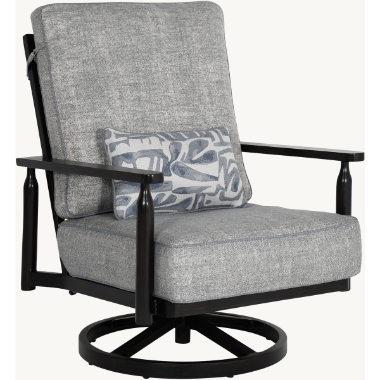Castelle Holland Ultra High Back Cushioned Lounge Swivel Rocker
