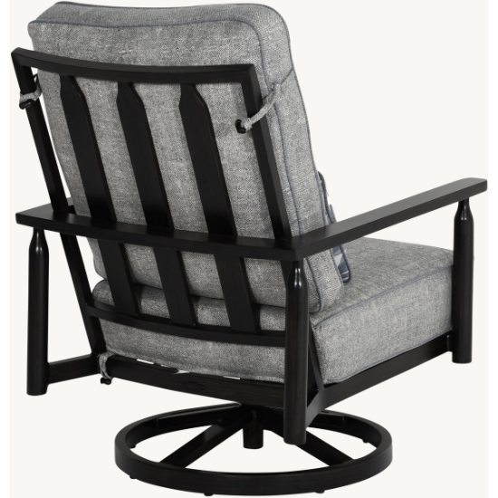 Holland Ultra High Back Cushioned Lounge Swivel Rocker - 6C16T