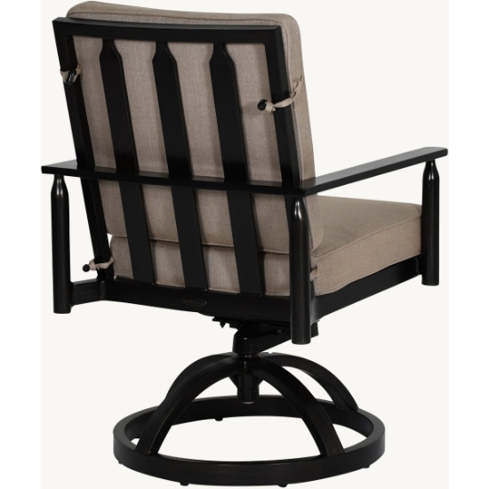 Holland Formal Arm Dining Swivel Rocker - 6C48T