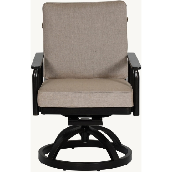 Holland Formal Arm Dining Swivel Rocker - 6C48T
