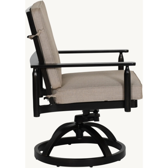 Holland Formal Arm Dining Swivel Rocker - 6C48T