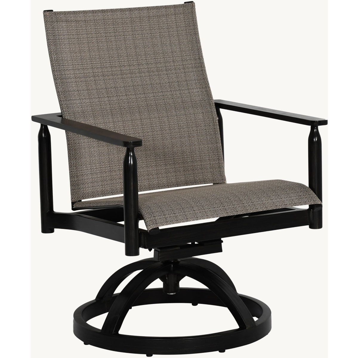Castelle Holland Sling Dining Swivel Rocker