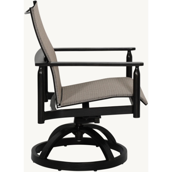 Holland Sling Dining Swivel Rocker - 6C68S