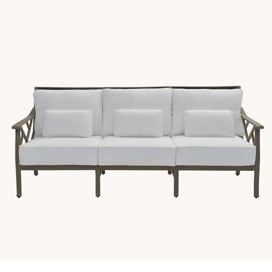 Korda Cushioned Sofa front view