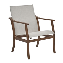 Castelle Korda Padded Sling Dining Chair - 3A65P