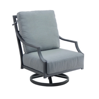 Castelle Lancaster High Back Cushioned Lounge Swivel Rocker - 9C16T