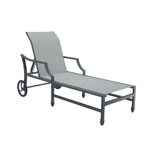 Castelle Lancaster Adjustable Sling Chaise Lounge - 9C92S
