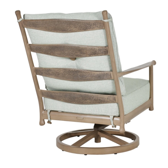 Lodge High Back Lounge Swivel Rocker back angle