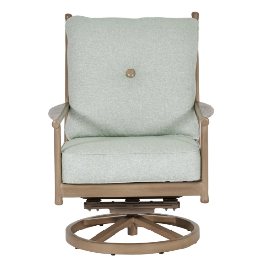 Lodge High Back Lounge Swivel Rocker front