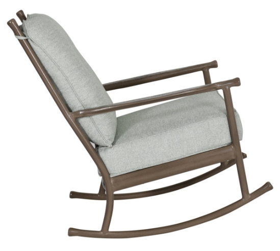 Lodge Ultra High Back Lounge Rocking Chair side