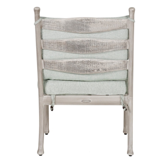 Lodge Formal Armless Dining Chair back