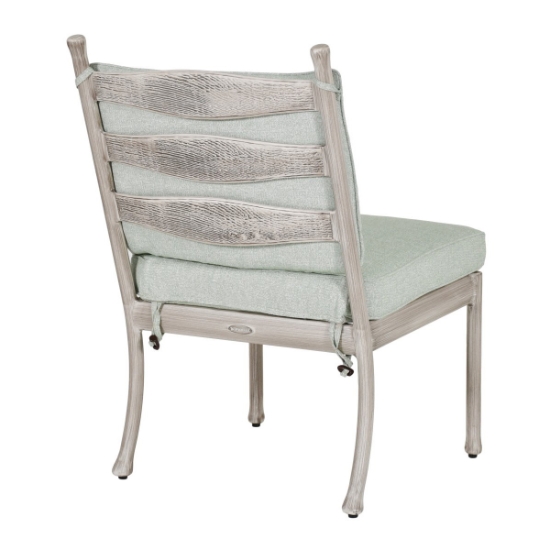 Lodge Formal Armless Dining Chair back angle