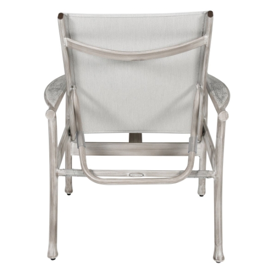 Lodge Adjustable Padded Sling Chaise Lounge back