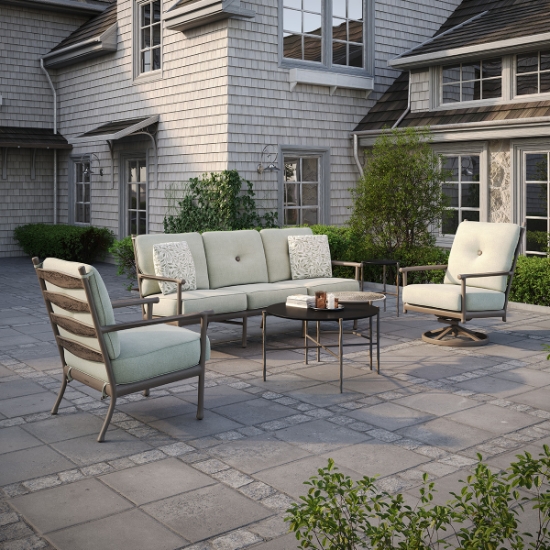 Lodge Oudoor Sofa and Lounge Chair Set