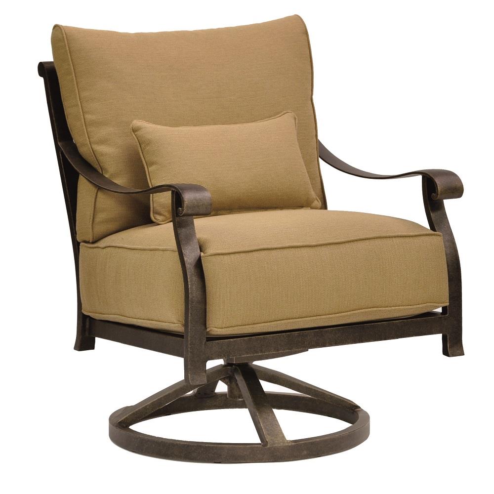 Castelle Madrid Cushioned Lounge Swivel Rocker - 3815T