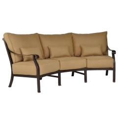 Castelle Madrid Cushioned Crescent Sofa - 3844T