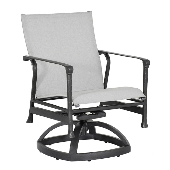 Castelle Marquis Sling Dining Swivel Rocker - 1D68S