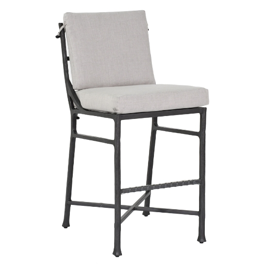 Castelle Marquis Cushioned Armless Bar Stool - 1D79R