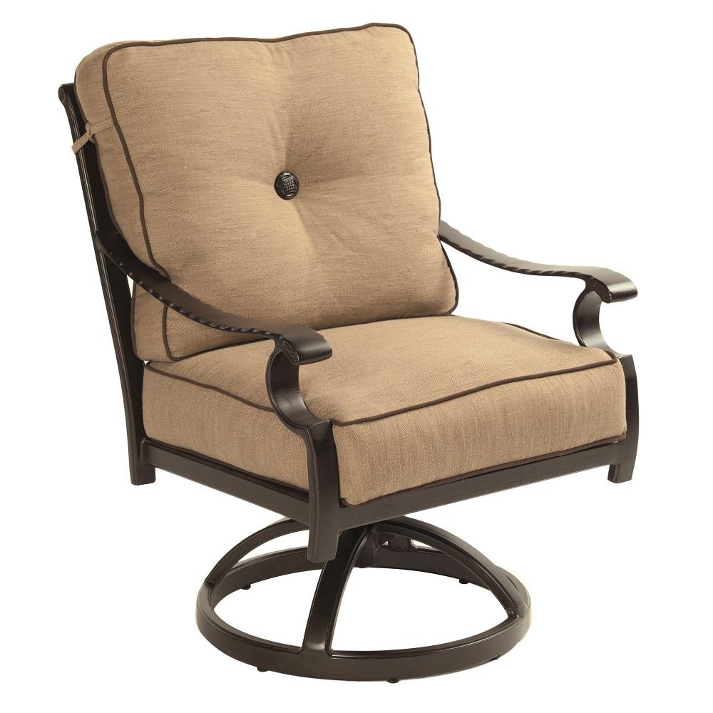 Castelle Monterey Cushioned Swivel Rocker Dining Chair - 5807T