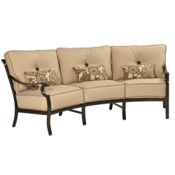 Castelle Monterey Cushioned Crescent Sofa  - 5844T