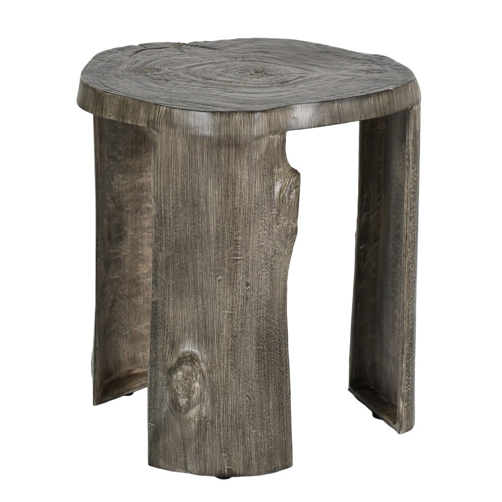 Castelle Nature's Wood Stump Leg Side Table - F1TP20