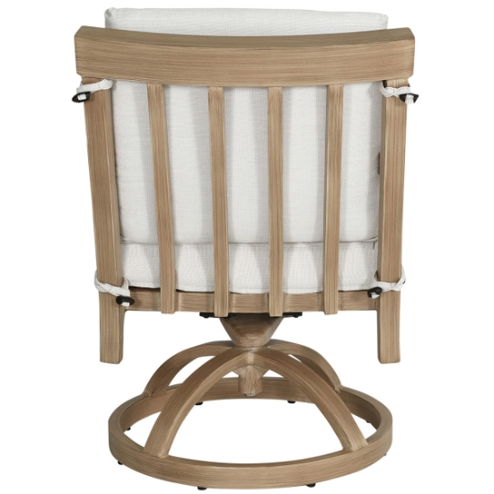 Castelle Nicoya Formal Swivel Rocker Dining Chairs back