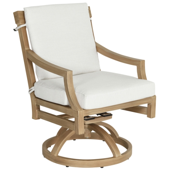 Castelle Nicoya Formal Swivel Rocker Dining Chairs